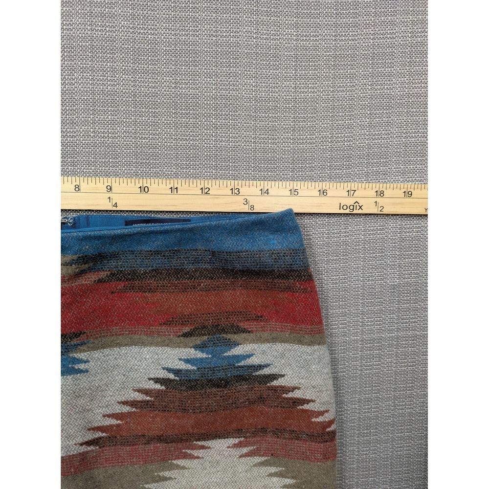 American Eagle Outfitters Skirt Womens 6 Southwestern Geometric Knit Mini Lined - Picture 3 of 9